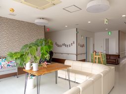 明るい休憩室
