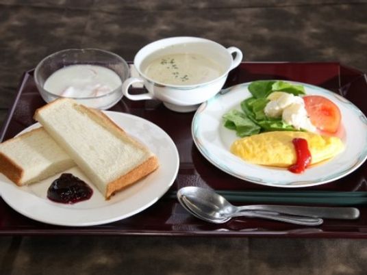 健康的な朝食の一例