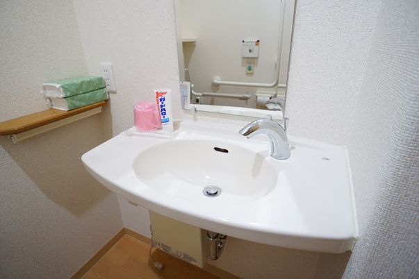 清潔な洗面台