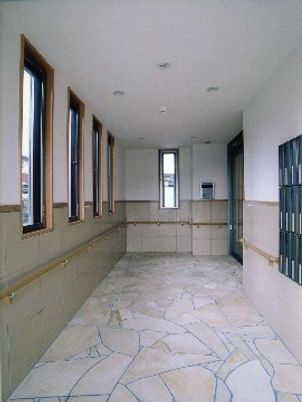 清潔な廊下の風景