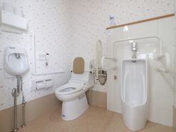 清潔なトイレの一角