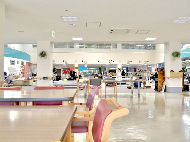 穏やかな食堂の空間 食堂 明るい光が差し込む広々とした食堂です。ゆったりとした配置で、リラックスできます。
