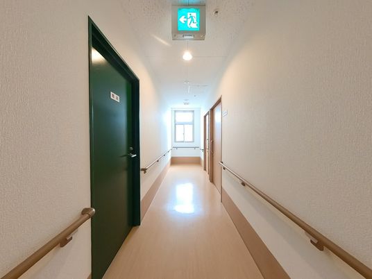 安全に配慮した廊下