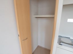シンプルな居室のクローゼット