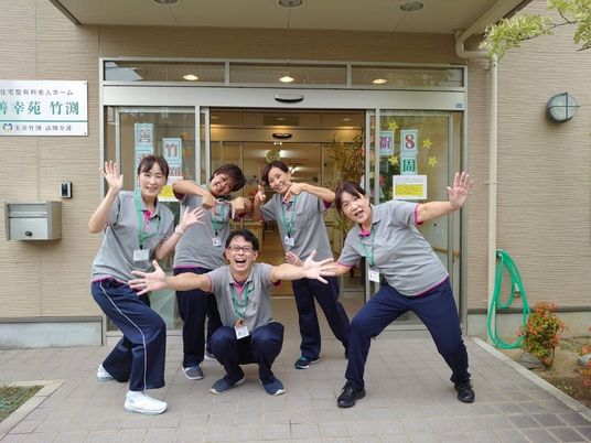 スタッフ集合のエントランス  