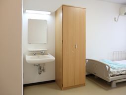 清潔な居室の一角