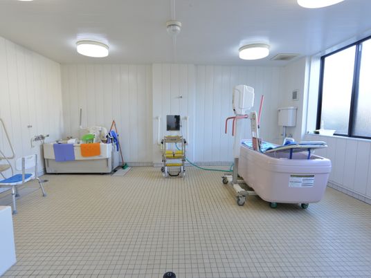 清潔な介護用浴室