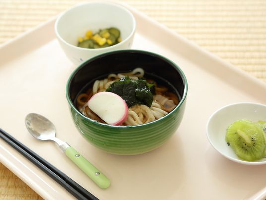 栄養満点の食事提供