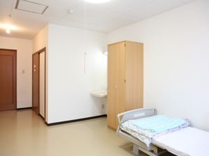 清潔な個室の一角