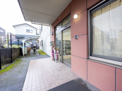 明るいエントランス