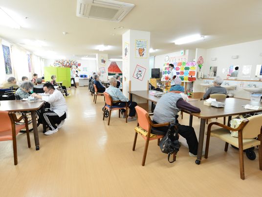 利用者が交流する食堂
