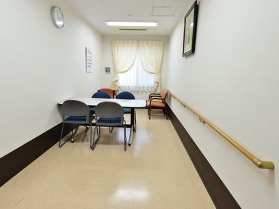 廊下の休憩スペース