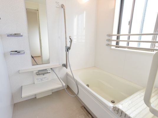 明るい清潔な浴室