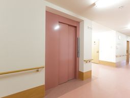 清潔な廊下とエレベーター