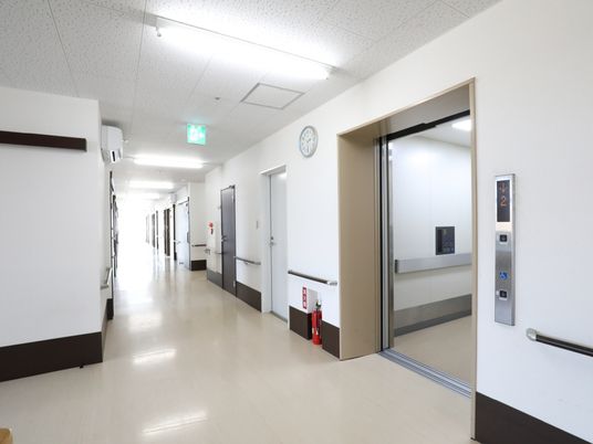 清潔で明るい廊下