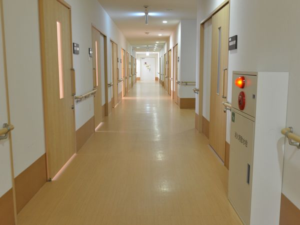 清潔感ある明るい廊下