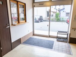 ゆとりあるエントランス
