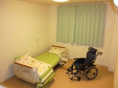 居室と車椅子の配置