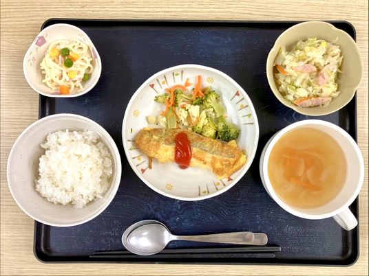 和風の健康的な食事