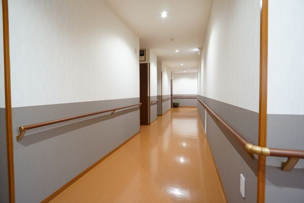 清潔感のある廊下