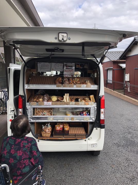 移動販売のサービス現場