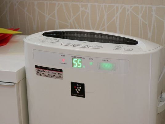 洗濯機と壁の模様