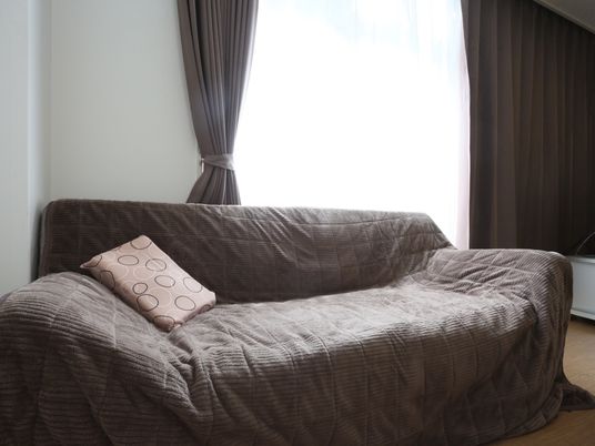 快適な居室のソファ