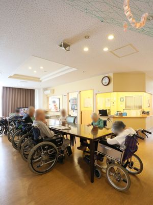 共有スペースでの憩い