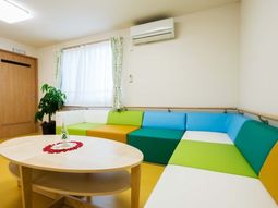 カラフルな休憩室