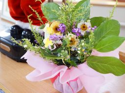 色とりどりの花と緑