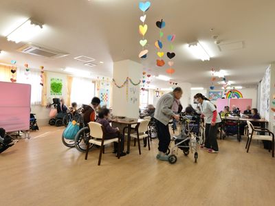 多機能スペースの一角