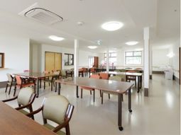 明るい食堂の風景