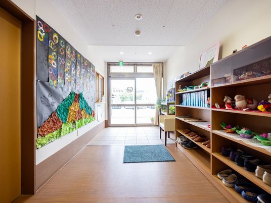 共用スペースの静かな一角