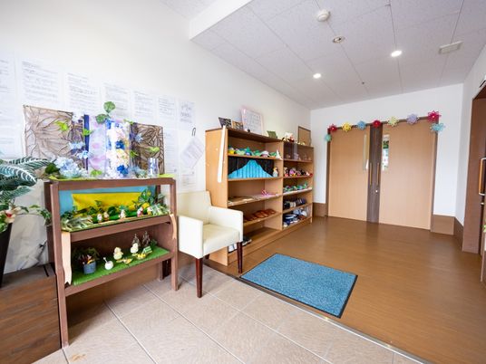 和やかな休憩スペース