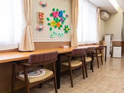 和やかな雰囲気の食堂