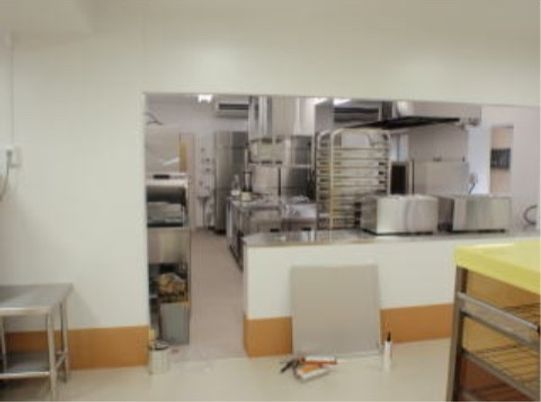 広々とした調理場