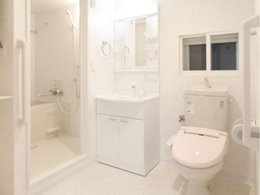 清潔感のあるトイレ空間