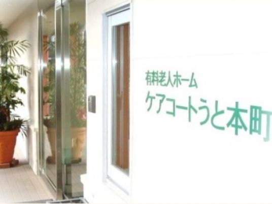 エントランスの観葉植物