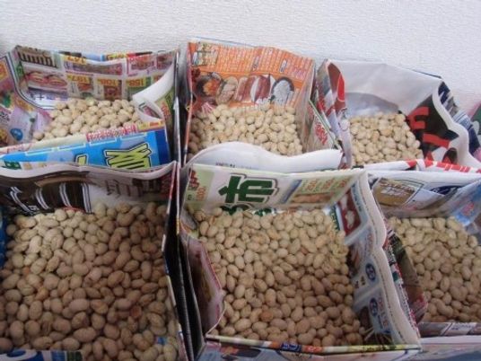豆のパック複数並列