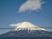 雪を冠った富士山