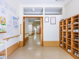 靴箱のある入口  