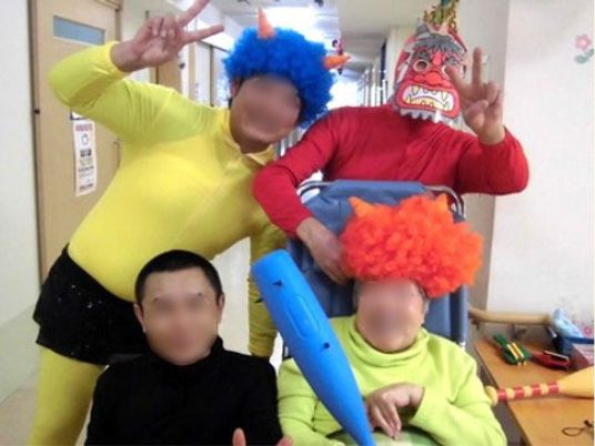 イベントを楽しむ人達