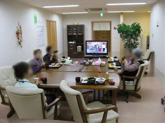 共有スペースでの憩いの時間