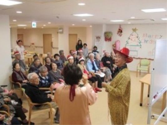 クリスマスパーティの様子