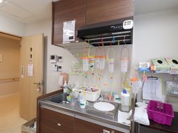 医療器具が整ったキッチン