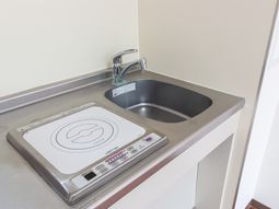 簡易キッチンの一角