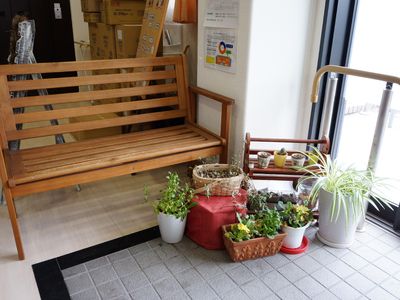 居心地の良いエントランス