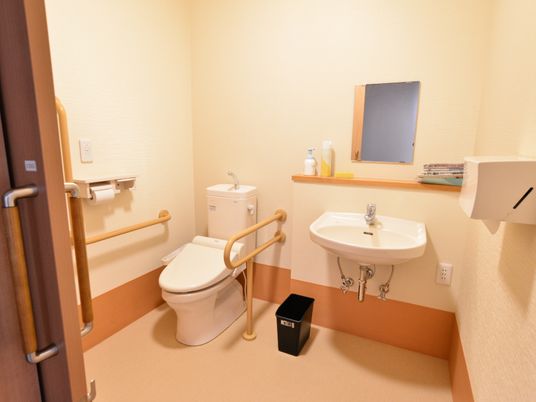バリアフリーのトイレ設備