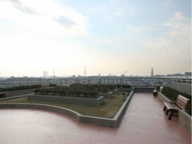 広々とした屋上テラス