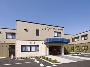 きれいな施設の外観